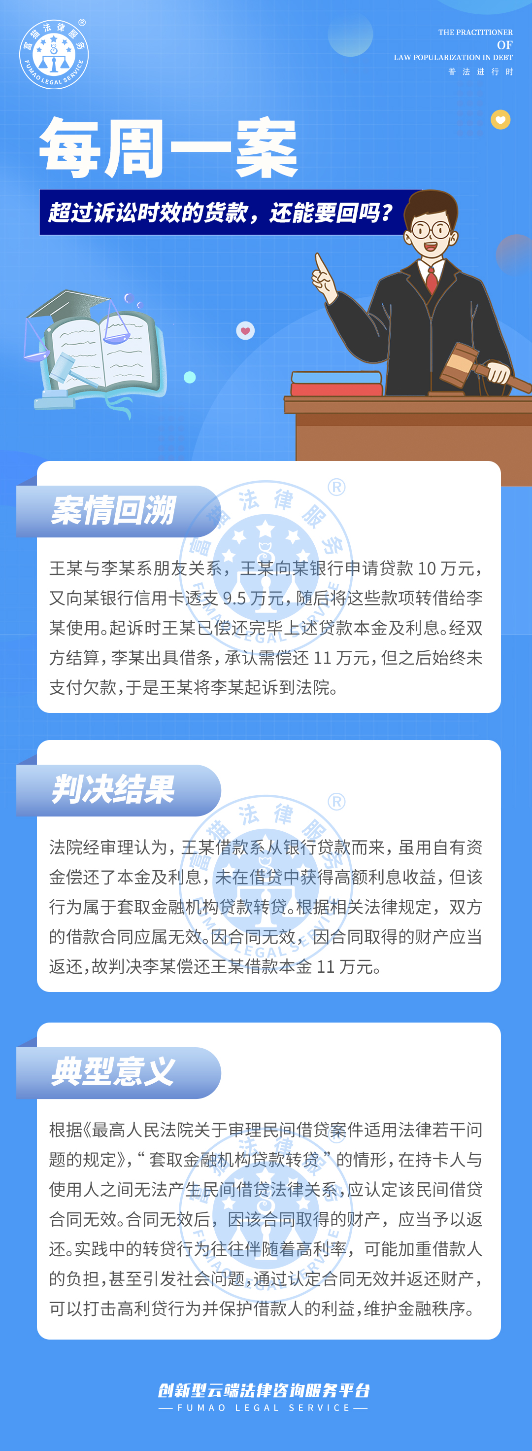 富貓法務：超過訴訟時效的貸款，還能要回嗎？
