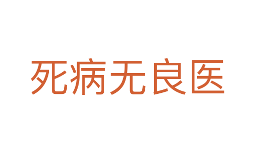 病無良醫(yī)