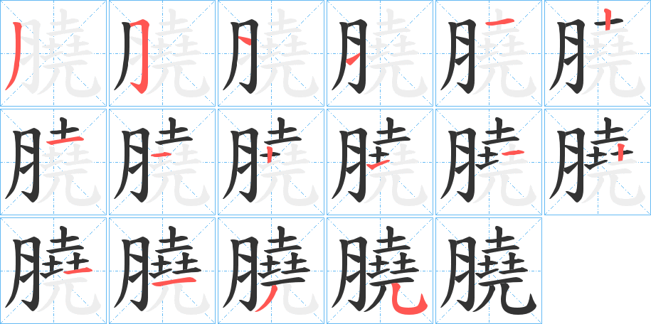 膮的筆順?lè)植窖菔?>
					
                    <hr />
                    <h2>膮的基本信息</h2>
                    <div   id=